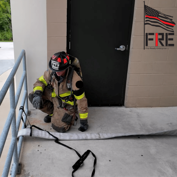 FRE Webbing tie of portable standpipe